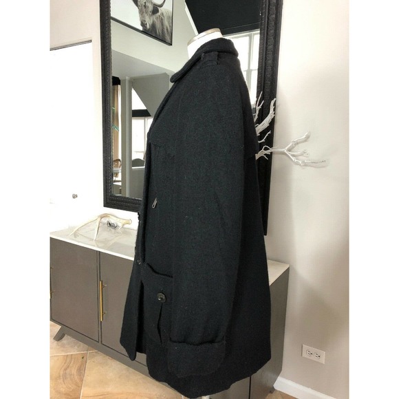 Joie Boiled Wool Blend Button Front Coat - Picture 4 of 9